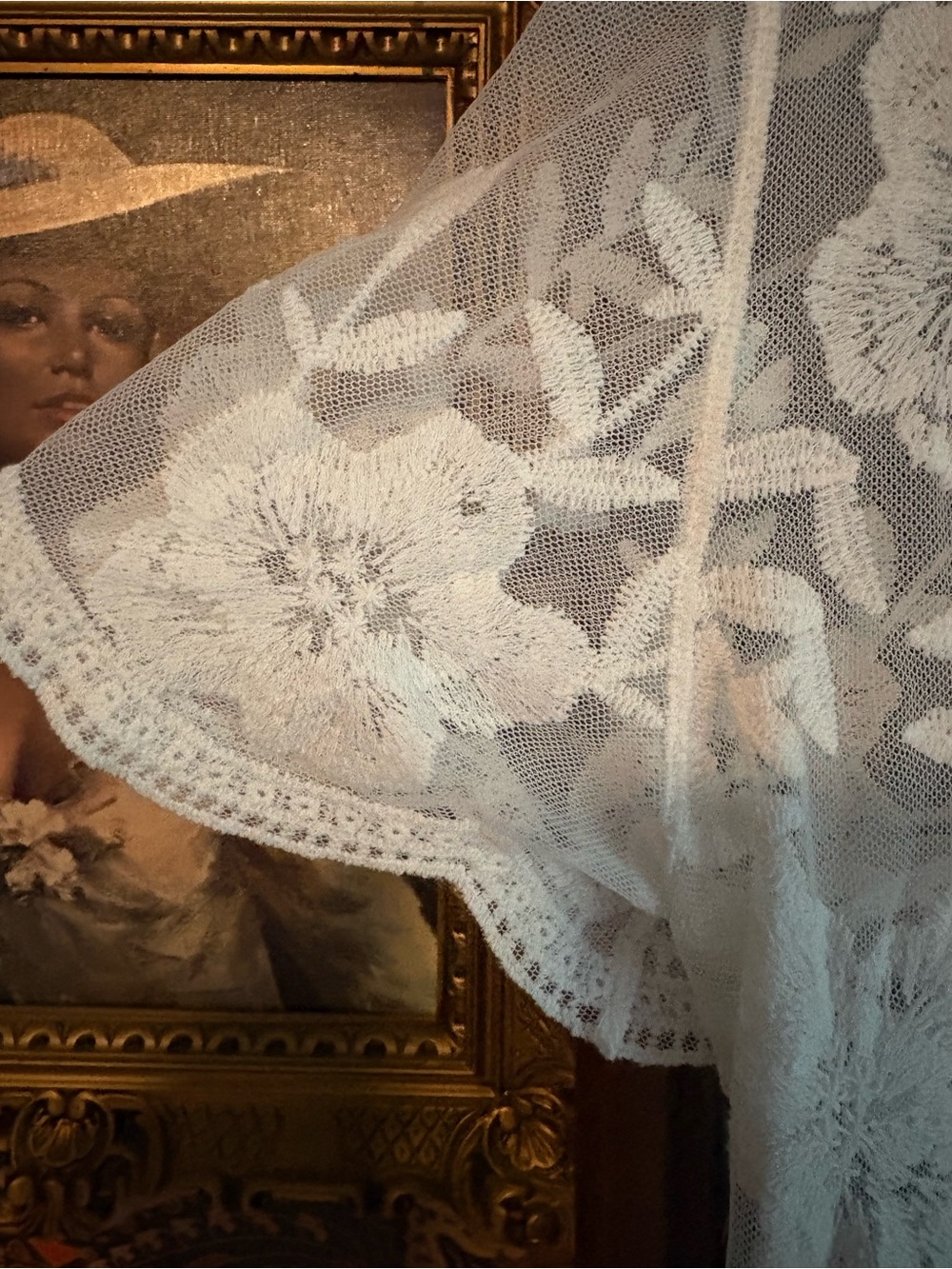 ✨ Ethereal Fairycore Embroidered Lace Midi Dress | Woodland Nymph Cottagecore ✨ - Picture 3 of 4